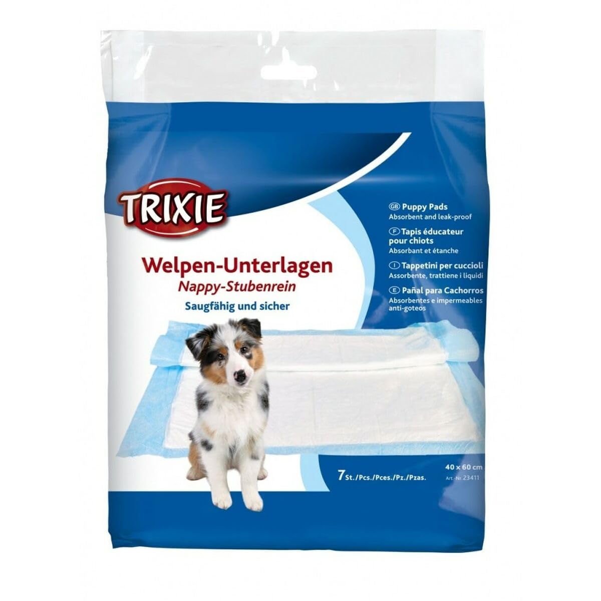 Trixie Nappy Puppy 7 Pad, 60 x 40 cm, Pack of 7