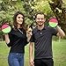 Paddle Toss and Catch Game Set - Self-Stick Disc Paddles and Toss Ball Sport Game - Equally Suitable Game for Kids & Adults, Outdoor or Indoor - Each Set Includes 4 Paddles and 2 Small & 2 Big Balls