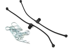 DU-BRO Dubro Products DUB2245 2245 Body Klip Retainers Black (2)