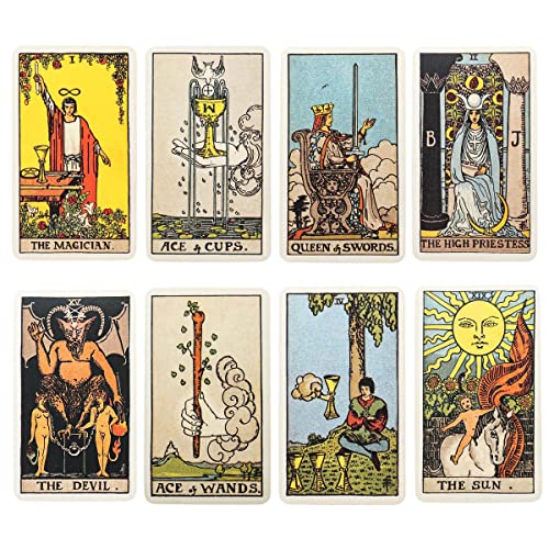 Smart Electronic Solutions Tarot Cards Classic Tarot Cards Deck with Manual Guidebook