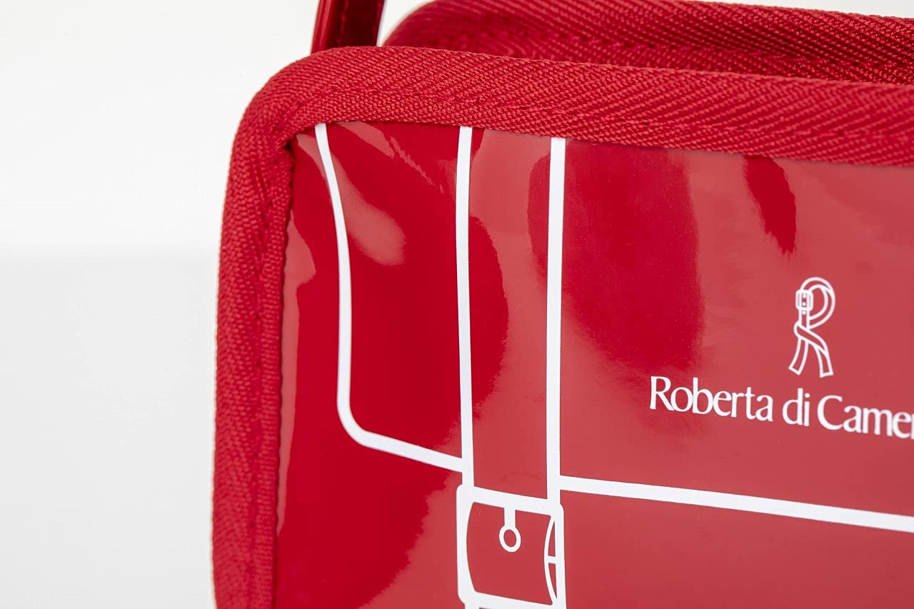 ROBERTA DI CAMERINO SHOPPING BAG & POUCH BOOK MARINE ver. ：6/25発売 【ムック本付録】ロベルタ ディ カメリーノ ミニバッグ型ポーチ（マリンver.）トロンプイユをプリント