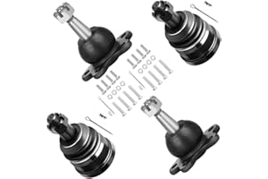 SCITOO 4pcs Front Suspension Kit Lower Upper Ball Joint Fit 1993-1999 For Chevy C1500 For GMC C1500 1995-2000 For Chevy Tahoe RWD 1995-1999 For GMC Yukon RWD