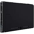 eXtremeRate Soft Touch Grip Black Console Back Plate DIY Replacement Housing Shell Case for Nintendo Switch Console with Kickstand – JoyCon Shell NOT Included