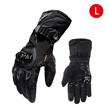 iBàste Winter Motorradhandschuhe wasserdicht und warm Vier Jahreszeiten Reiten Motorradfahrer Anti-Fall Langlaufhandschuhe