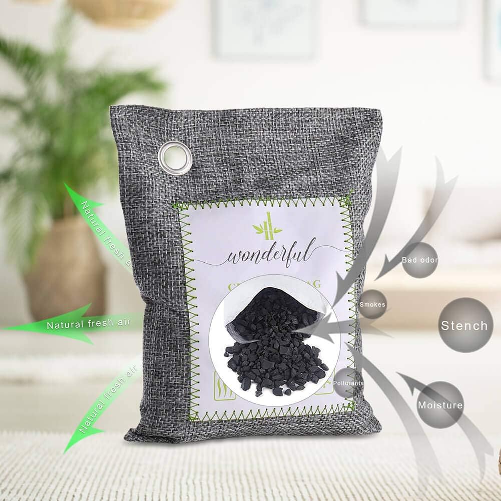 Angbo Activated Bamboo Charcoal Air Purifying Bags for Home, Car and Office, 8 Packs: Home & Kitchen