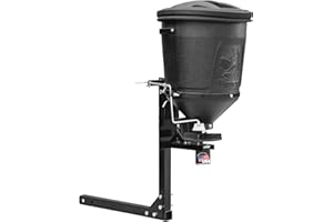 BUYERS PRODUCTS COMPANY Buyers Products UTVS16 UTV Broadcast Spreader For Salt, Grass Seed, Fertilizer, Deer Feeder Seed and More, 150 lb. Capacity with Lid, UTV All Season Spreader
