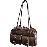 GORGLITTER Women's Vintage Shoulder Bag Designer Y2k 90s Top Handle Handbag