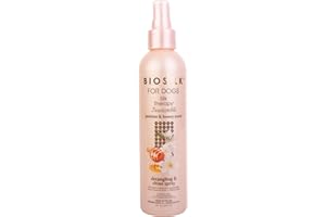 BioSilk for Dogs Silk Therapy Irresistible Detangling and Shine Spray, Scented, Jasmine and Honey Scent, Paraben Free, Made in The USA, 8 FL Ounces