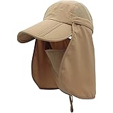 Surblue Neck Face Flap Outdoor Cap UV Protection Sun Hats Fishing Hat Quick-Drying UPF50+
