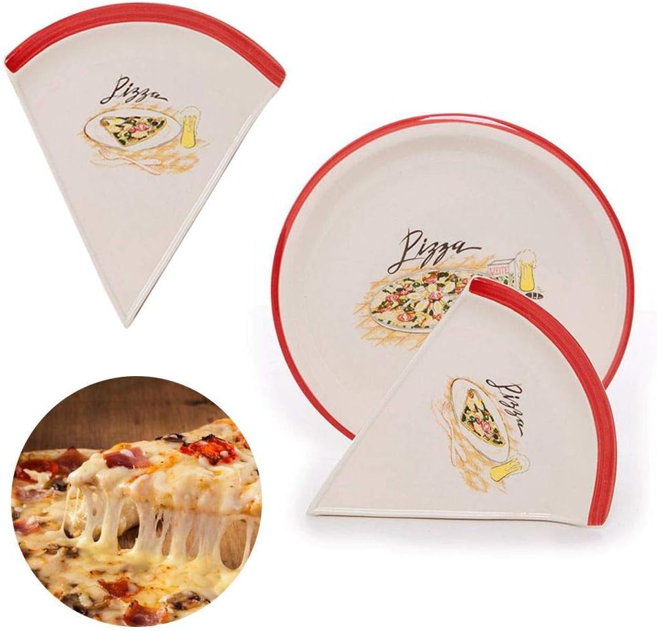 Jogo Pratos Kit 7 Peças Ceramica Porta Pizza Decorado Pizzaria Amazon
