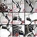 BIRIA Bicycle Basket Quick Release with Bracket, Front Quick Release Basket, Removable, Wire Mesh Bicycle Basket, New (Green)