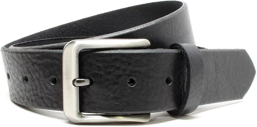 New River Black Belt Full Grain Leather Belt With Certified Nickel Free Buckle At Amazon Men S Clothing Store