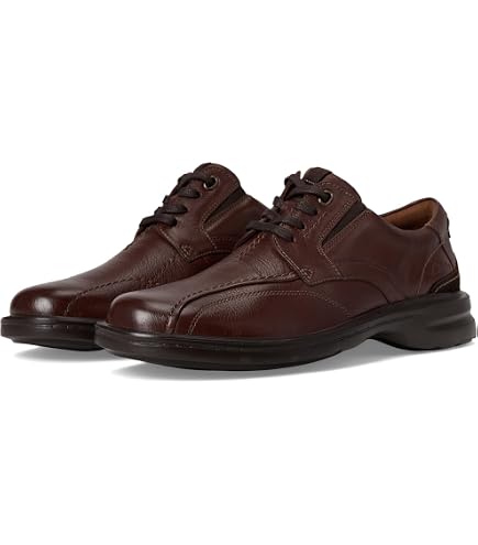 NWOB Clarks Eastridge Low Mens Brown Leather Heritage Stitch Oxford Shoes 8.5 Amazon.com | Clarks Collection Men main image 2