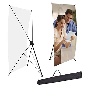 Amazon Com Exhibition Display X Style Banner Stand 23 In X 63