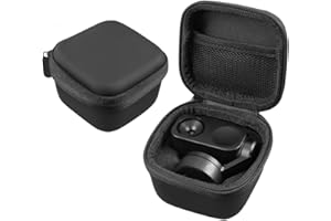 Carrying Case for Insta360 Link 2 /2C/2PRO, Waterproof PU Travel Storage Bag Hard Shell Protective Cover Portable Organizer f