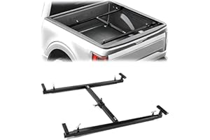 Garvee Truck Bed Lifter – Heavy-Duty Black Powder-Coated Steel Box Lift with 800 Lbs Capacity, Adjustable From 43" to 79", Un