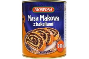 PROSPONA Poppy Seed Filling with Fruit 900g | Masa Makowa z Bakaliami | Product of Poland