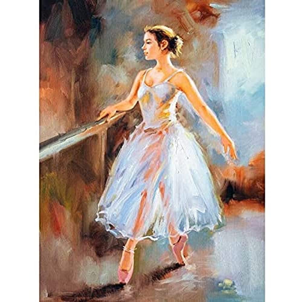 Ballet Dancing Barre Painting Art Print Canvas Premium Wall Decor Poster