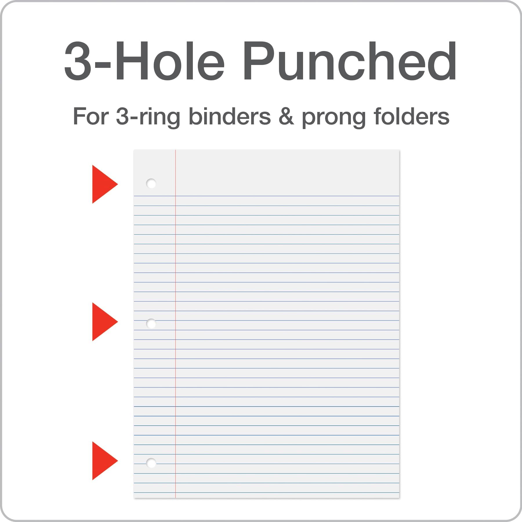 Oxford Loose Leaf Paper, 500 Sheets, College Rule Filler Notebook Paper, 8-1/2