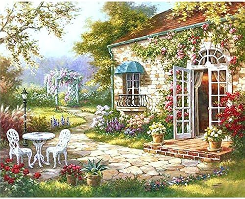 Fashionable DIY Oil Painting Drawn by Number Kits 16ร20 inch for Home Decor Arts Gifts - Spring Afternoon