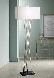 possini euro design white flower floor lamp
