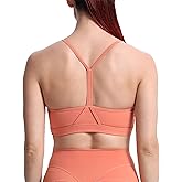 Aoxjox Women's Workout Y Sports Bras Fitness Trainning Active Gym Bra Yoga Crop Tank