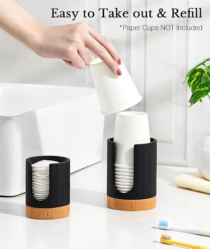 Bathroom Paper Cup Holder Bathroom Cup Dispenser, Disposable Small