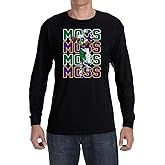 Long Sleeve Black Minnesota Marshall Randy Moss Text Pic T-Shirt