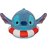 Squishmallows 8" Disney Stitch with Life Preserver