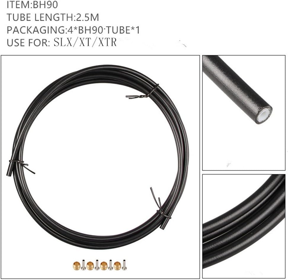 Gub Bicycle 2.5M Hydraulic Disc Brakes Hose Connector Insert and Olive Set for Shimano BH90 BH59 Brake SLX XT MTB