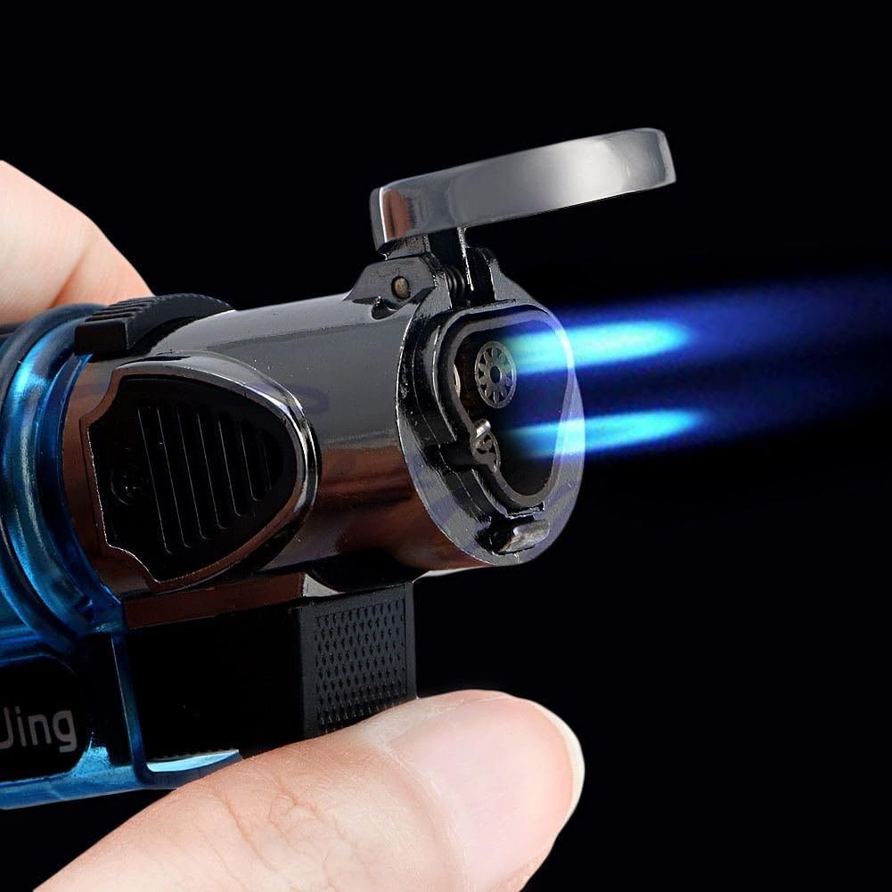 Garden Furniture Windproof Refillable Butane Gas Trip Torch Jet Flame Cigarette Cigar Lighter New