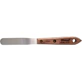 Albion Engineering Company 258-3S Classic Spatula, Stainless Steel, Hardwood Handle, 5/8" Wide Tip x 3" Long Blade