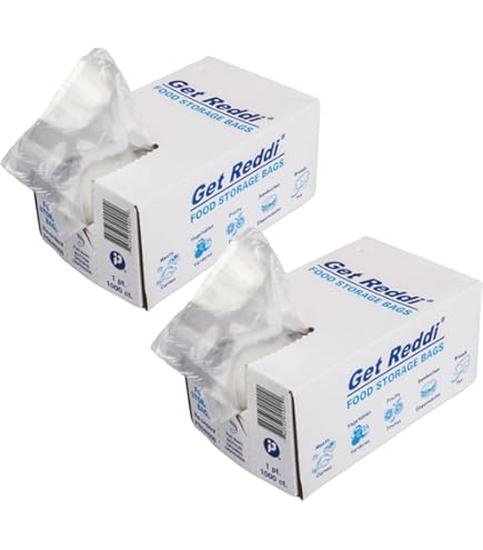 Elkay Plastics Sacchetti Trasparenti In Polietilene Lineare 40,6x50,8 Cm, 1 Mil, Tuf-R, Confezione Da 1000 – Uso Alimentare, Resistenti