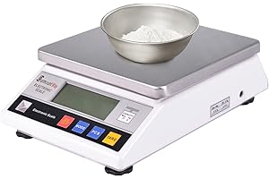 SURMOUNT WAY SurmountWay High Precision Scale 7.5kg x 0.1g Accurate Digtal Laboratory Lab Industrial Scientific Electronic Scale Commerical Counting Kitchen Scales Jewelry Gold Analytical Weighing(7500g,0.1g)