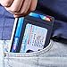 kinzd Slim Wallet RFID Front Pocket Wallet Minimalist Secure Thin Credit Card Holder (One Size, A Napa Blue) …