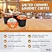 Maud's Salted Caramel Flavored Coffee Pods, 100 ct, Medium Roast Flavored Coffee in Recyclable Single Serve Pods – 100% Arabica Beans, Compatible with Keurig K Cups Maker