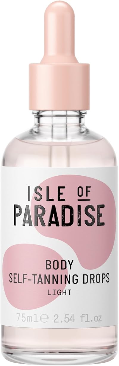 Isle of Paradise Self-Tanning Body Drops Peach 75ml for Fair to Light Skin