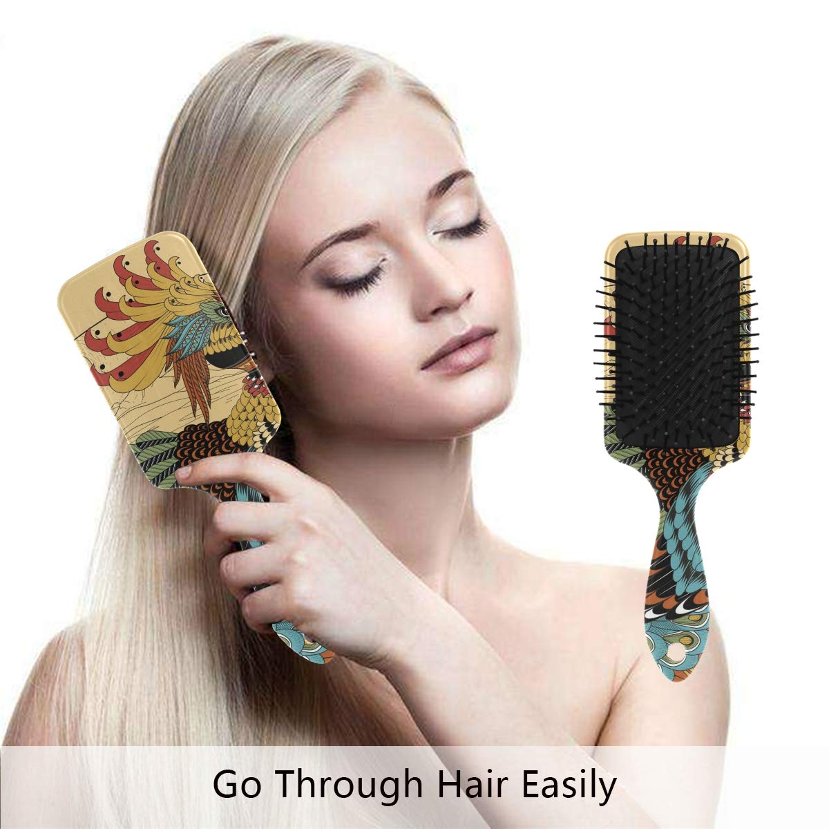 Amazon Com Native American Indian Art Prints Hair Brush Scalp