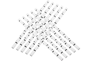 CONGARTENO 10pcs Handpainted Zebra Animal Print Wooden Pencils Comfortable Grip Round Design for School Rewards