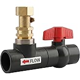 AC Drain Line Cleaner Tool - AC Drain Line Unclogger Tool Adapter, Condensate Line Blow Out Flush Kit for Air Conditioner HVAC Drain Lines, Clears Clogs Fast, Fits 3/4 Inch PVC Pipe, Made in USA