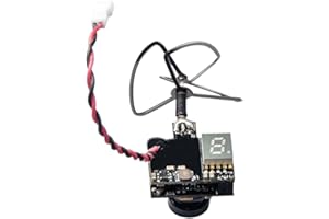 Wolfwhoop WT02 600TVL Ultra Micro AIO Camera and 200mW 5.8GHz Video Transmitter with Clover Antenna for FPV Indoor Racing