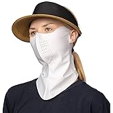 Korean UPF 50+ UV Sun Protection Face Mask – Cooling Breathable Neck Cover for Golf, Fishing, Hiking – Made in Korea