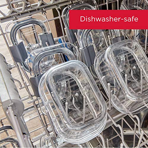 Rubbermaid Brilliance Food Storage 10 Piece Plastic Containers with