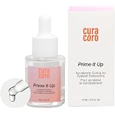 Curacoro Lash Primer 15ml Increase Adhesive Bonding Power (Prime It Up) | Easily Removes Proteins and Oils/Oil Free/Longer Extension Retention