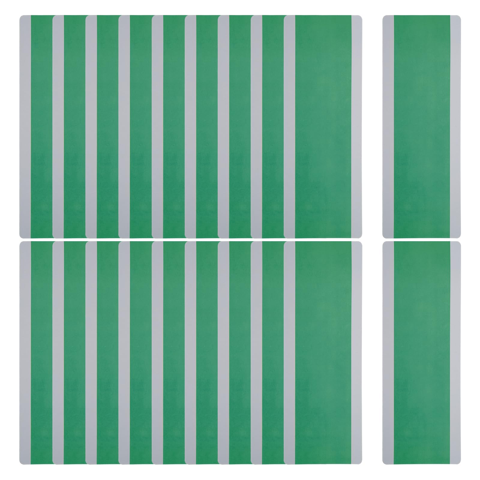 PATIKIL Guided Reading Strips, 20pcs Tracking Highlight Colored Overlay Bookmark Reduce Visual Stress Teacher Teaching Supplies for Classroom, Green 19x7cm