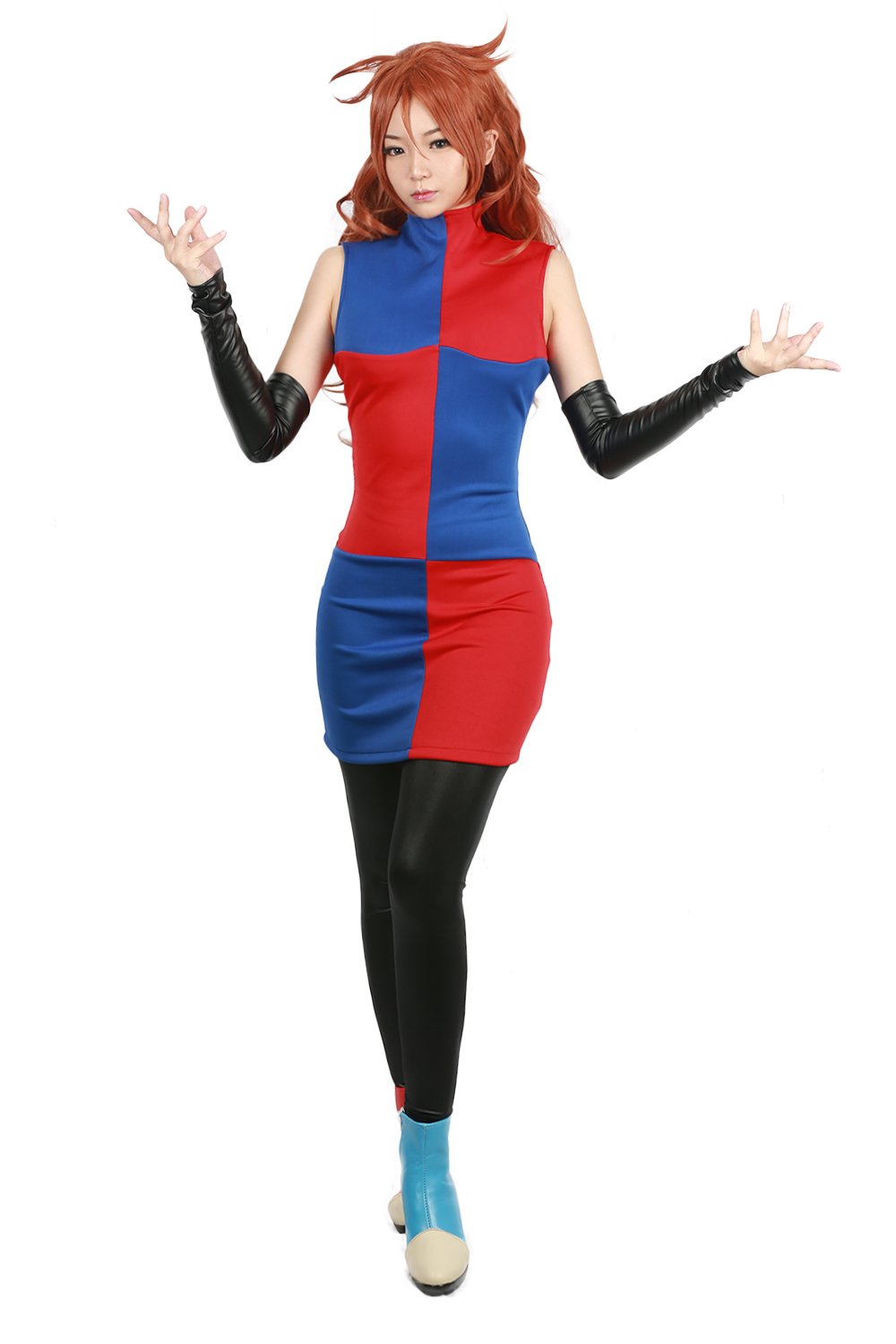 21人気の 着ぐるみ全身タイツ Cosplayrim B078kds7ln コスチューム Size Name ファイターズ コスプレ ブルーレッド テリレン ゲーム風 変装 仮装 クリスマス ハロウィン パーティー 通常用 イベント サイズs 21 コスチューム 人造人間21号コスプレ衣装 Android 冬