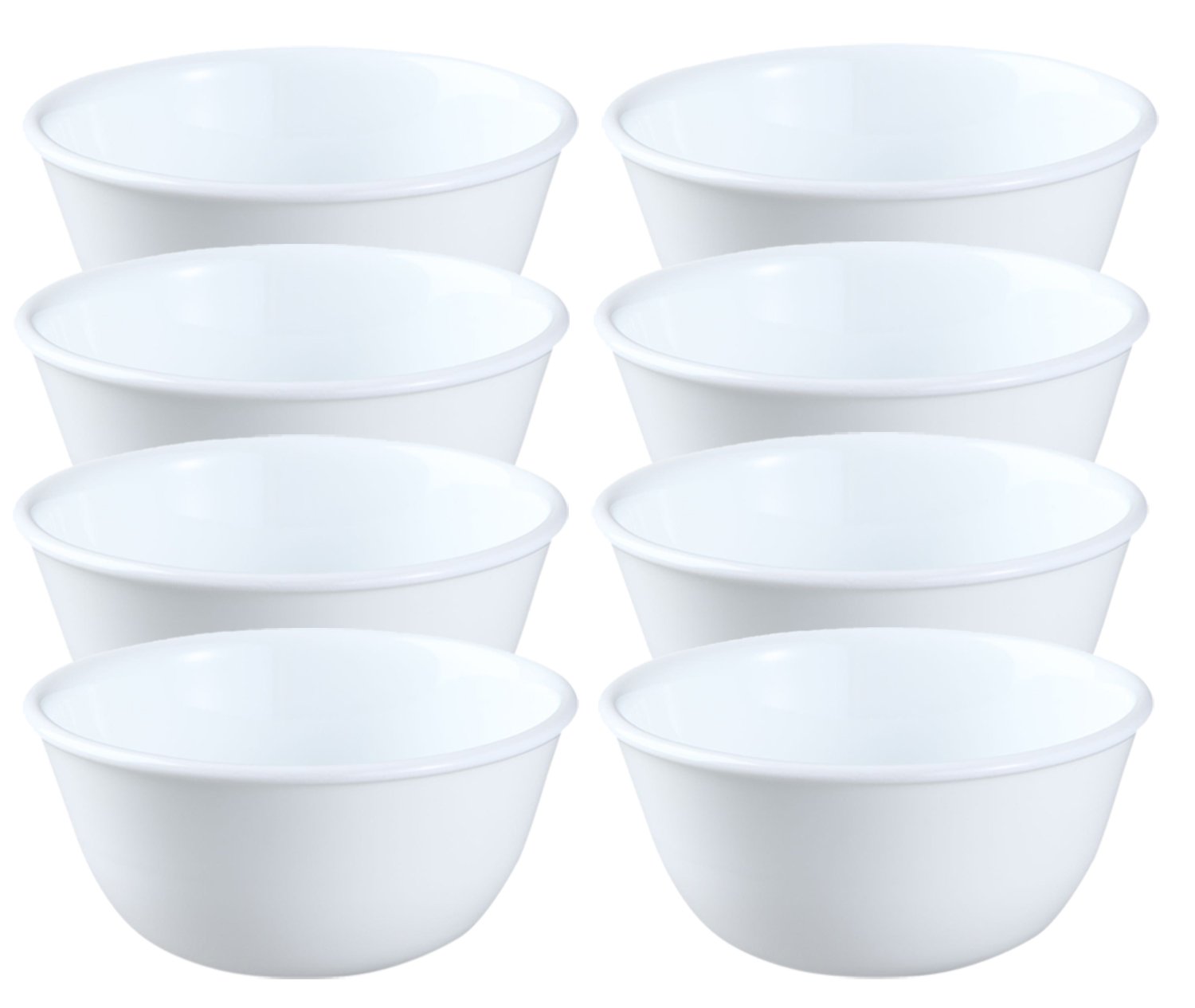 Corelle Livingware 12 Ounce Bowl, Winter Frost White Set of 8 eBay