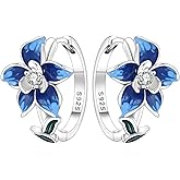 MISEFF Hoop Earrings for Women, Hypoallergenic 925 Sterling Silver Hoops, Minimalist Everyday Earrings for Sensitive Ears, Perfect Daily Jewelry Gifts