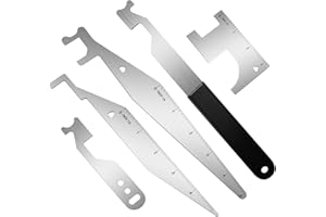 GREENSEEN Firefighter Tools Kit,Multipurpose Leverage Tool, Aid EMS Multi Functional Hand Tools,Multitools Pry Tool Set,Spring Steel Portable 5Pack