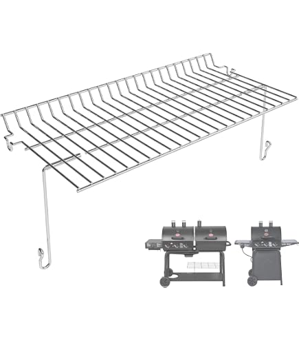 Grill Warming Rack For Charbroil Performance Models - 22 7/10" Porcelain Steel Swing Away Grid Replacement